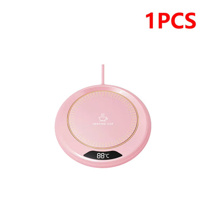 Upgrade Your Beverage Experience with the 20W USB Coffee Mug Warmer - 3 Adjustable Temperatures for Perfectly Heated Drinks!