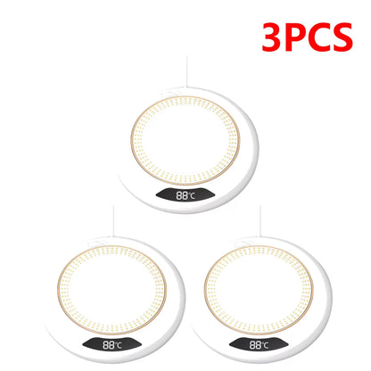 Upgrade Your Beverage Experience with the 20W USB Coffee Mug Warmer - 3 Adjustable Temperatures for Perfectly Heated Drinks!