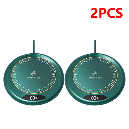 Upgrade Your Beverage Experience with the 20W USB Coffee Mug Warmer - 3 Adjustable Temperatures for Perfectly Heated Drinks!