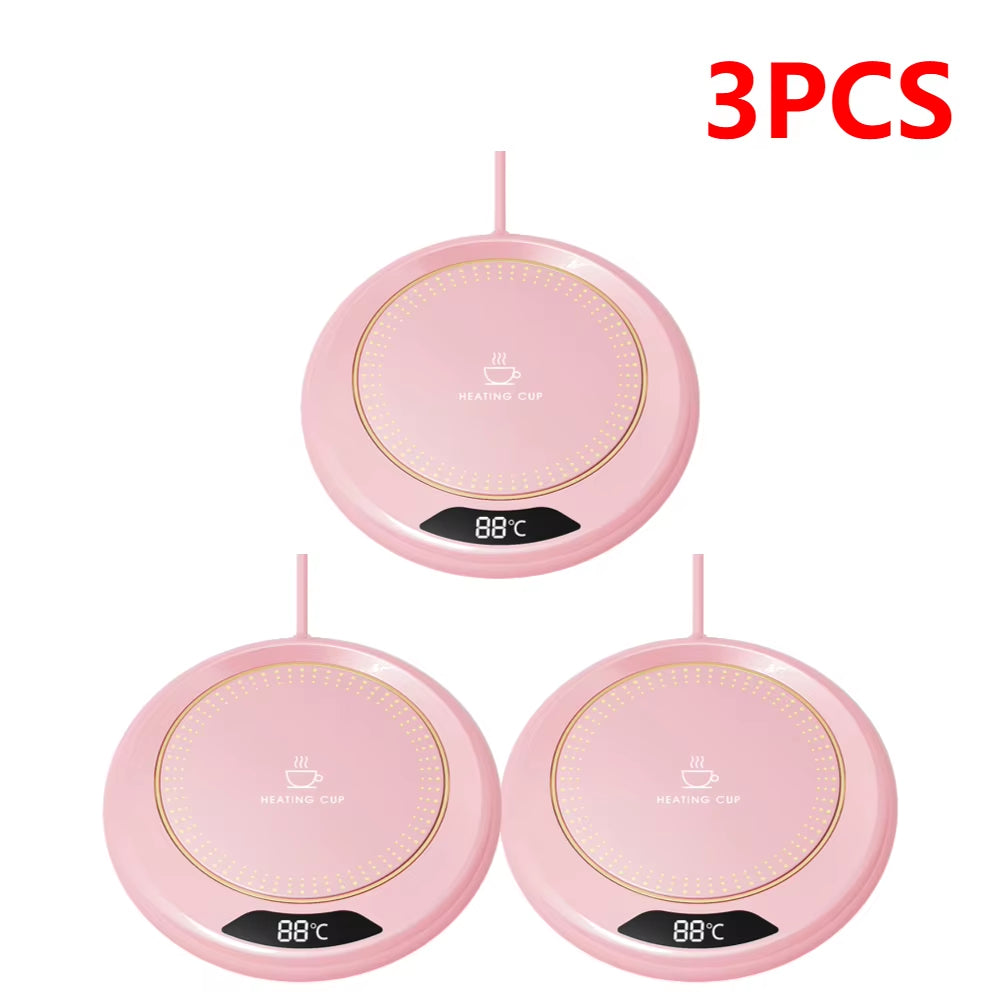 Upgrade Your Beverage Experience with the 20W USB Coffee Mug Warmer - 3 Adjustable Temperatures for Perfectly Heated Drinks!