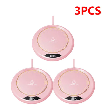 Upgrade Your Beverage Experience with the 20W USB Coffee Mug Warmer - 3 Adjustable Temperatures for Perfectly Heated Drinks!