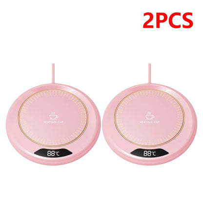 Upgrade Your Beverage Experience with the 20W USB Coffee Mug Warmer - 3 Adjustable Temperatures for Perfectly Heated Drinks!