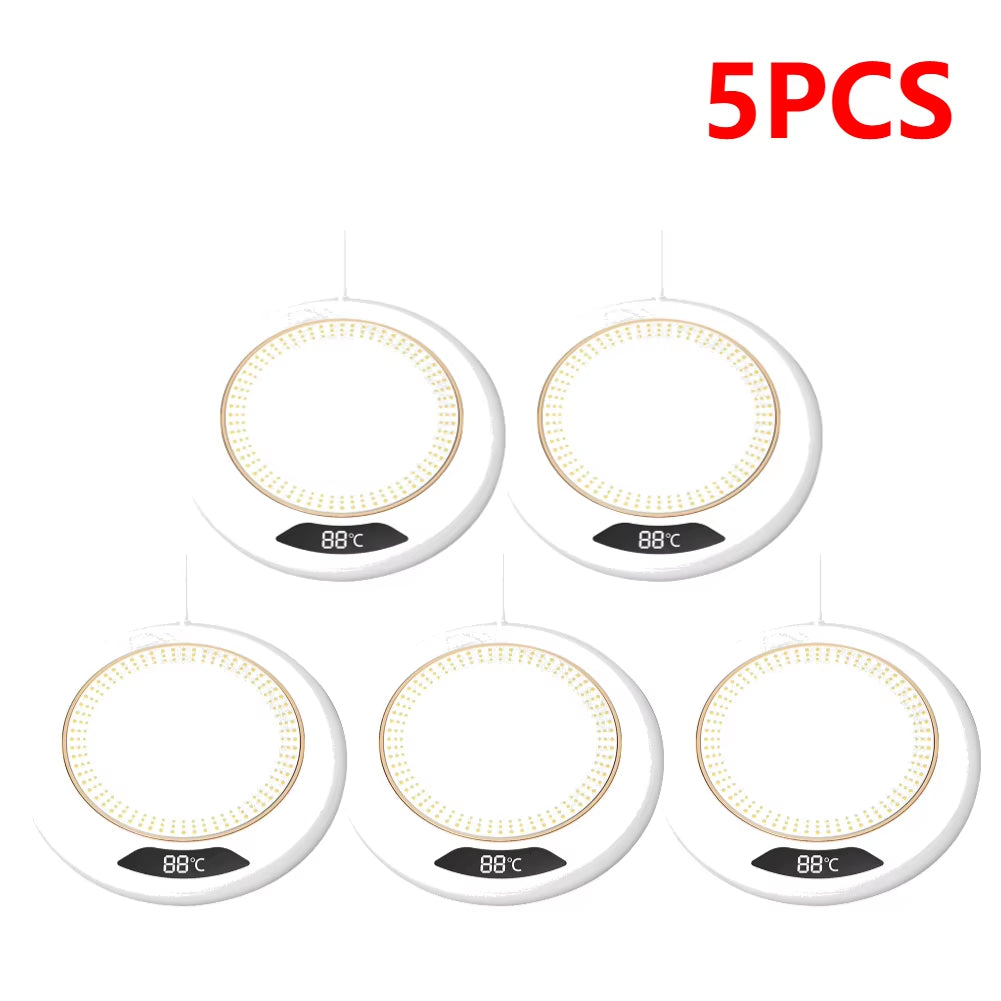 Upgrade Your Beverage Experience with the 20W USB Coffee Mug Warmer - 3 Adjustable Temperatures for Perfectly Heated Drinks!