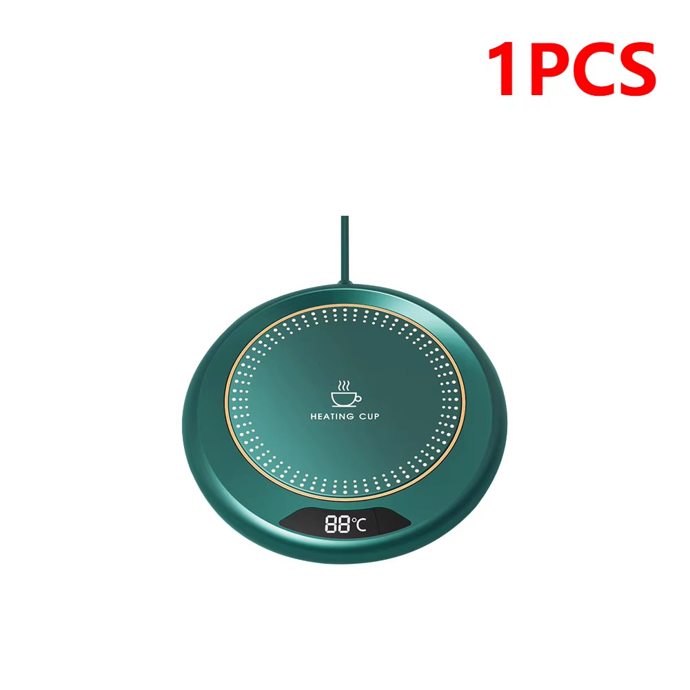 Upgrade Your Beverage Experience with the 20W USB Coffee Mug Warmer - 3 Adjustable Temperatures for Perfectly Heated Drinks!