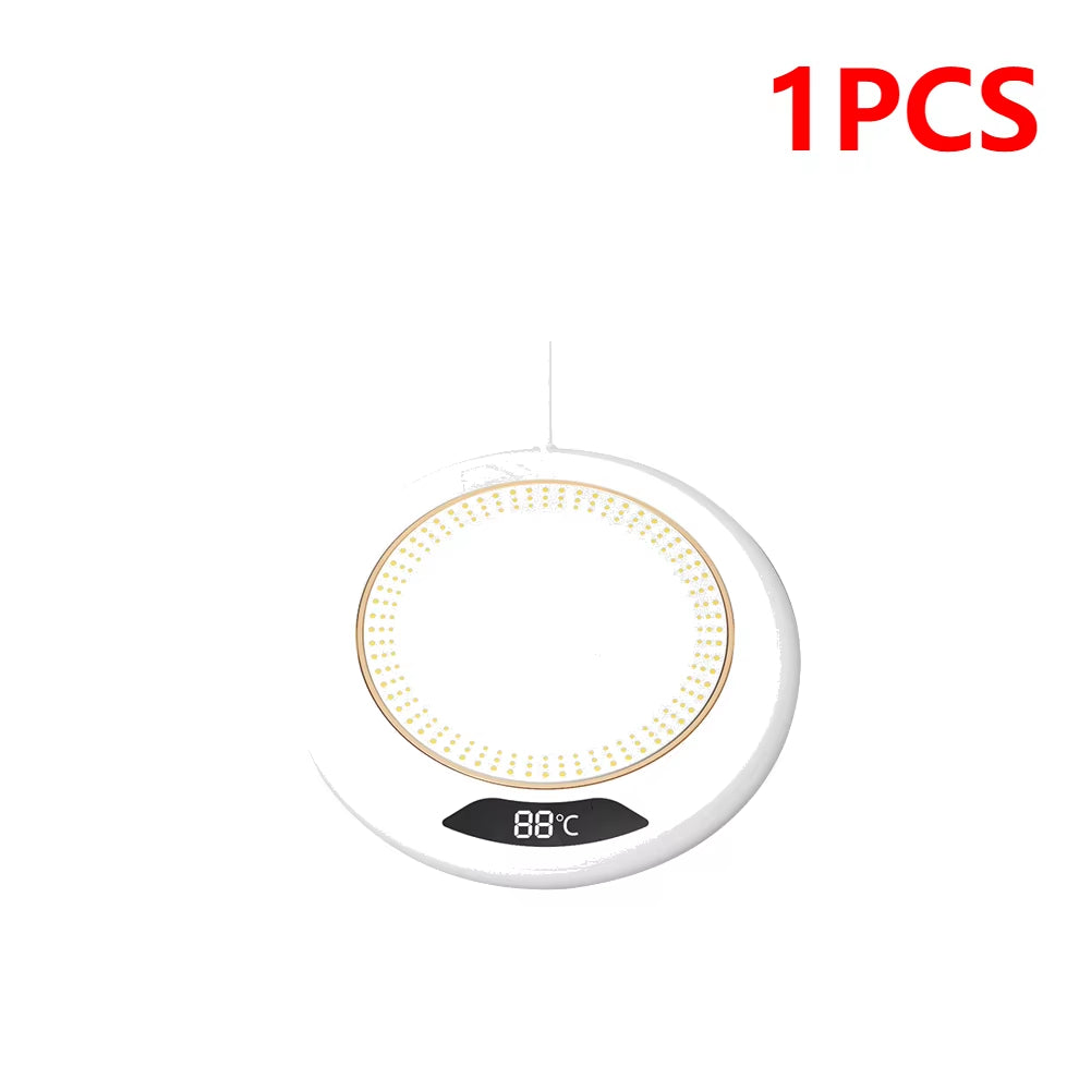 Upgrade Your Beverage Experience with the 20W USB Coffee Mug Warmer - 3 Adjustable Temperatures for Perfectly Heated Drinks!