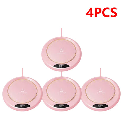 Upgrade Your Beverage Experience with the 20W USB Coffee Mug Warmer - 3 Adjustable Temperatures for Perfectly Heated Drinks!