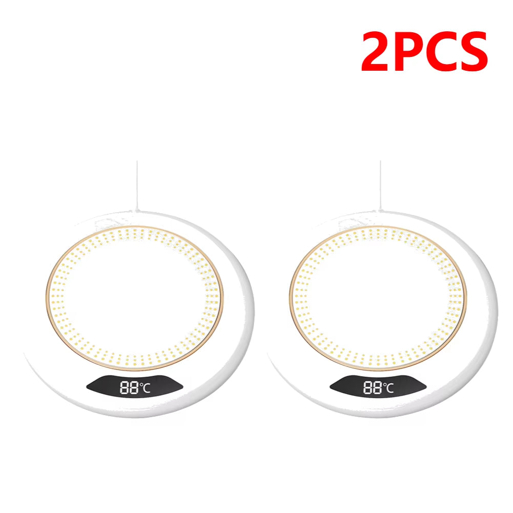 Upgrade Your Beverage Experience with the 20W USB Coffee Mug Warmer - 3 Adjustable Temperatures for Perfectly Heated Drinks!