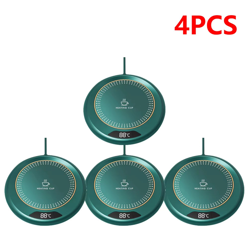 Upgrade Your Beverage Experience with the 20W USB Coffee Mug Warmer - 3 Adjustable Temperatures for Perfectly Heated Drinks!