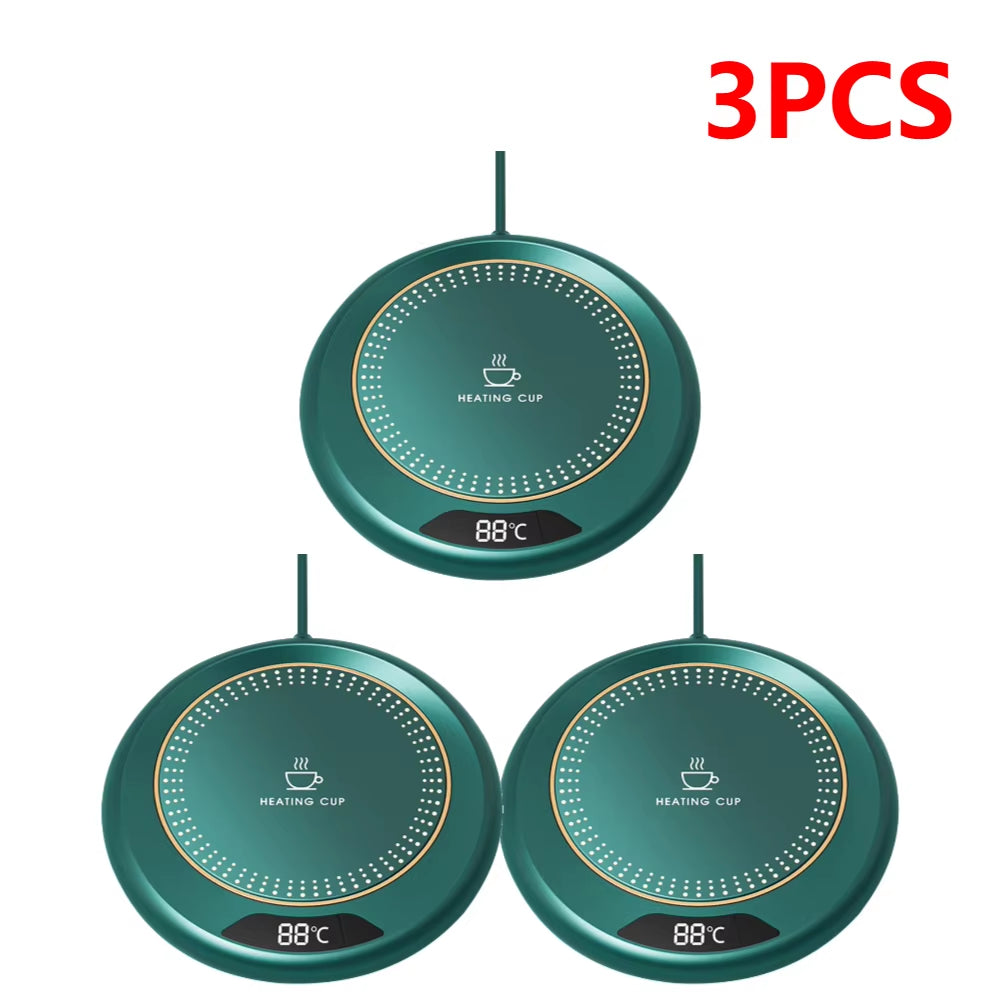 Upgrade Your Beverage Experience with the 20W USB Coffee Mug Warmer - 3 Adjustable Temperatures for Perfectly Heated Drinks!