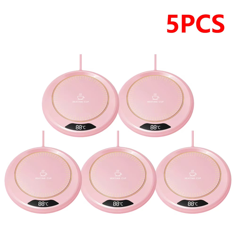 Upgrade Your Beverage Experience with the 20W USB Coffee Mug Warmer - 3 Adjustable Temperatures for Perfectly Heated Drinks!