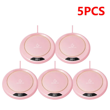 Upgrade Your Beverage Experience with the 20W USB Coffee Mug Warmer - 3 Adjustable Temperatures for Perfectly Heated Drinks!