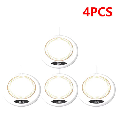 Upgrade Your Beverage Experience with the 20W USB Coffee Mug Warmer - 3 Adjustable Temperatures for Perfectly Heated Drinks!